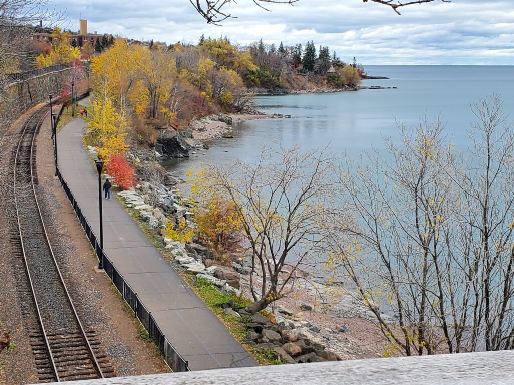Lakewalk Duluth MN This is the Duluth MN Lakewalk