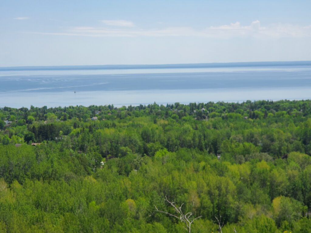 This is Lake Superior in Duluth MN